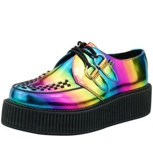 T.U.K.
Unisex Shoes Mondo Hi Creepers Sneaker Metallic Rainbow A8647